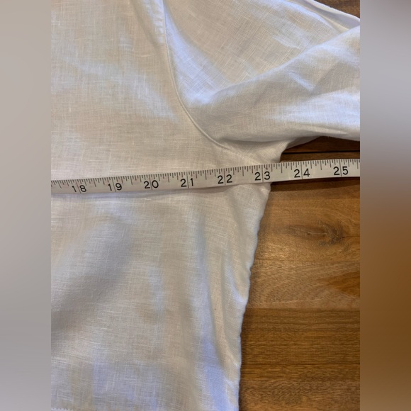 Tahari Linen Color Block Dress - Picture 7 of 12